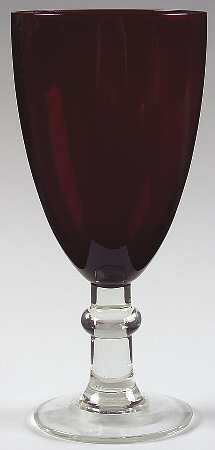 C1X1 Ruby Water Goblet