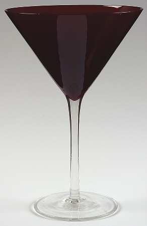 C1X1 Ruby Martini Glass
