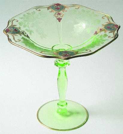 Apple Blossom Emerald Green (Decorated) by Cambridge