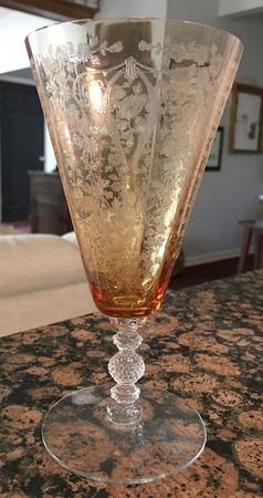 Diane Amber (Stem 3122, Not Encrusted) Iced Tea