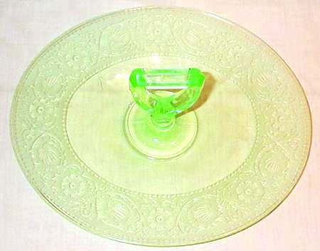 Etch 727 Green (No Trim) Center Handle Tray