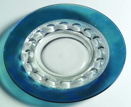 Blue Crown Luncheon Plate