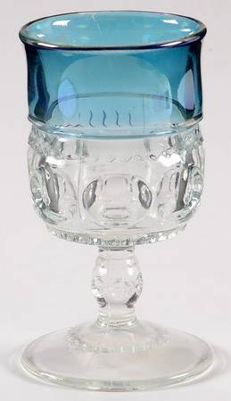 Blue Crown Cordial Glass