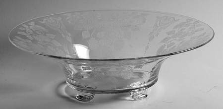 Blackberry 12" 4-Toed Footed Bowl