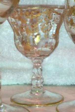 Chantilly (#3600, Gold Encrusted) Oyster or Fruit Cocktail