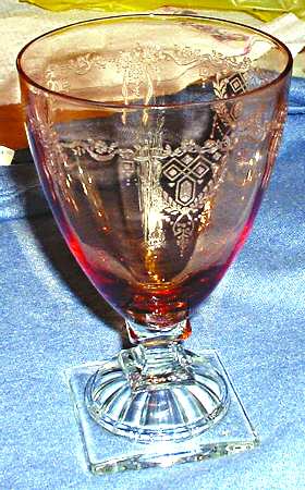 Deco Amber by Central Glass Works