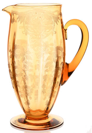 Apple Blossom Amber (Stem 3130) 64 Oz Pitcher