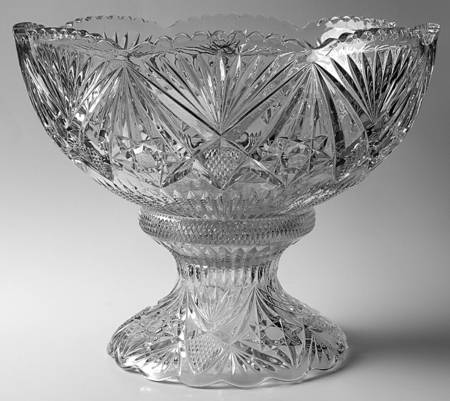 2626 Clear Punch Bowl with Stand