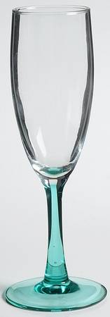Turquoise Fluted Champagne