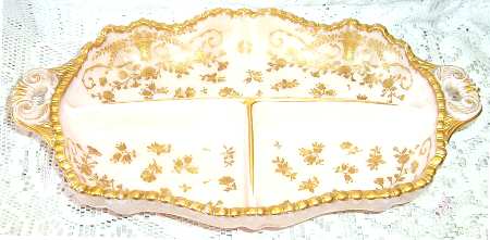 Portia Crown Tuscan #3500/64 4-Toed 3 Part Relish