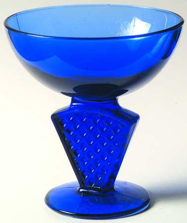 Gaufrette Cobalt Blue by Cristal D'Arques - Durand