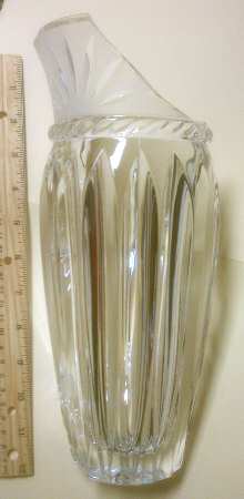 Corinth Frosted 12" Flower Vase