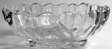 Petals Clear 11" Salad Bowl