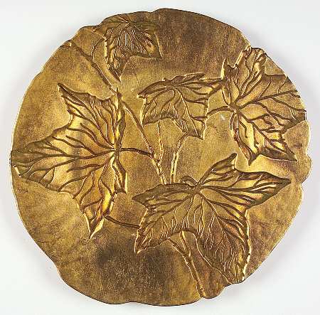 Decorated Glassware (Green Gold Leaf) by Certified International