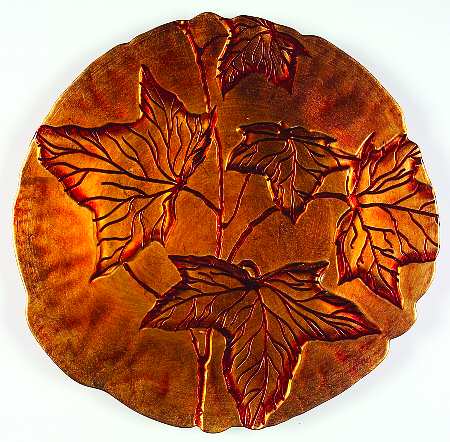 Decorated Glassware (Red Gold Leaf) by Certified International