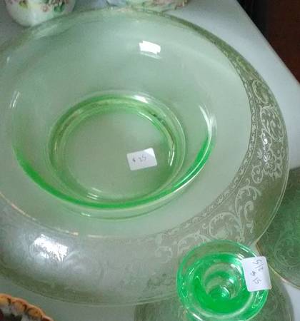 Etch 725 Green (No Trim) Rolled Edge Bowl
