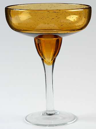Bubble Glass Amber Margarita by Certified International