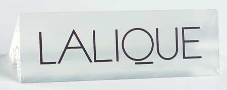 Advertising Signs Lucite Sign 2 by Lalique