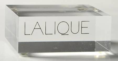 Advertising Signs Lucite Sign 5 by Lalique