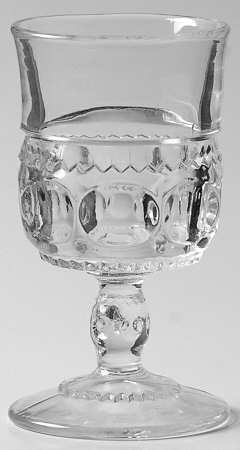 Color Crown Clear Wine Glass