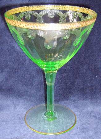 Decoration 1 Emerald Green Champagne/Tall Sherbet