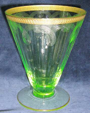 Decoration 1 Emerald Green Footed Tumbler