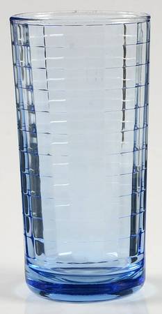 Blue Windowpane 8 Oz Flat Tumbler