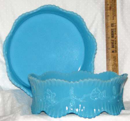 Trailing Vine Blue (Opaque) by Coudersport Glass