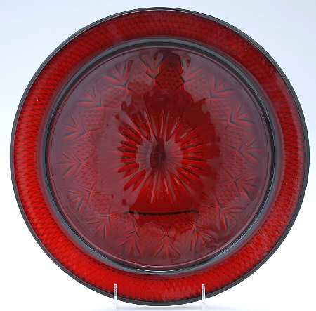 Salzburg Ruby 12" Sandwich Plate