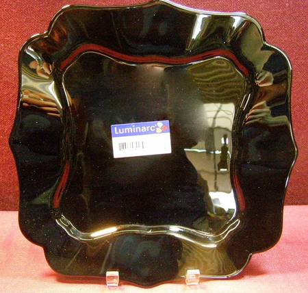 Authentic Black Service Plate