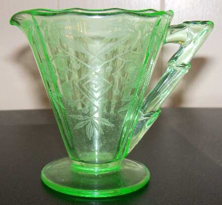 Rosalie Green (Light Emerald) Creamer