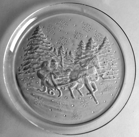 Sleigh Ride 13" Round Platter