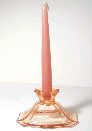747-748-Pink Single Light Candlestick