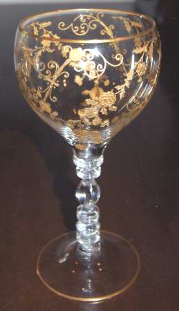 Elaine Clear (Gold Encrusted, Stem 1402-100) by Cambridge
