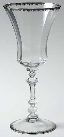Gadroon Clear (Platinum Trim) by Cambridge