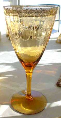 Etch 701 Amber (Light Gold Encrusting) by Cambridge