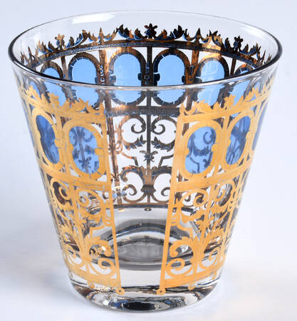Azure Scroll Double Old Fashioned