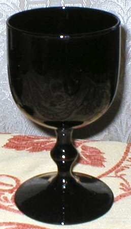 COL13bl Water Goblet