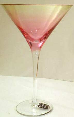 Sunset Martini Glass