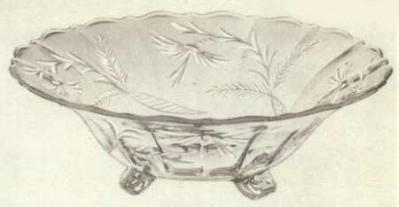 Cut 1064 12" 4-Toed Footed Bowl