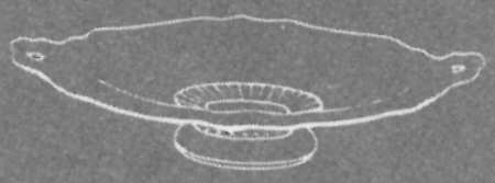 Cut 1064 9" Handled Footed Plate