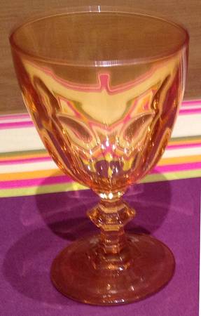 Rambouillet Orange (Tangerine) Wine Glass