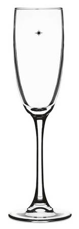 Star's the Limit Fluted Champagne