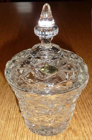 Luna Sugar Bowl & Lid by Crystal d'Adriana