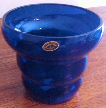 Royal Blue 5" Sweet Potato Vase