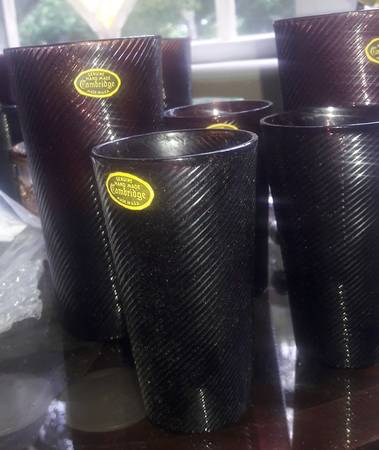 1206 Amethyst (Narrow Optic) Flat Juice Glass