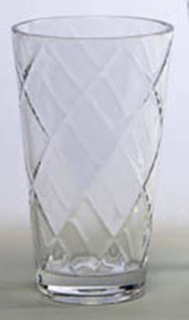 Diamond Acrylic Drinkware Flat Iced Tea by Certified International