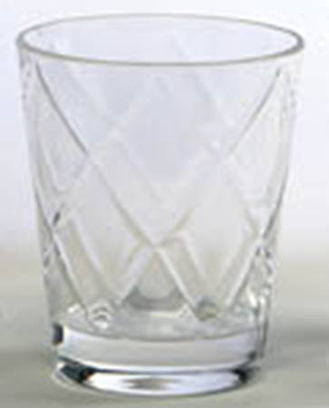 Diamond Acrylic Drinkware Double Old Fashioned by Certified International