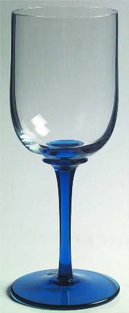 Bistro Blue (Clear Bowl, Cobalt Blue Stem) by Dansk