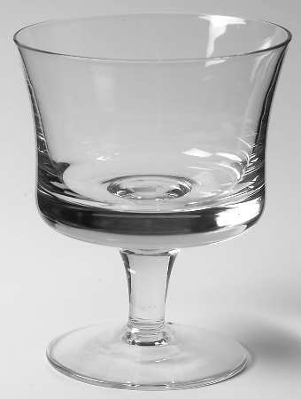 Arabesque Clear Champagne/Tall Sherbet by Denby